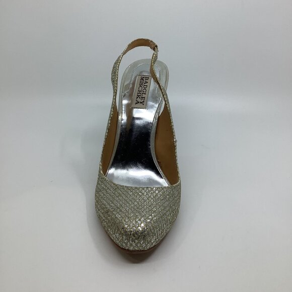 Badgley Mischka Women's Kiss Kiss Slingback Heels - Picture 2 of 8